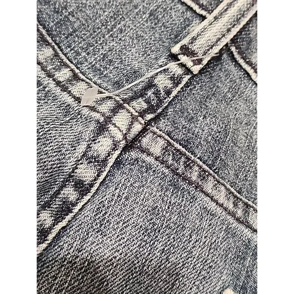 7 FOR ALL MANKIND size 38 32 mens RELAXED fit button fly denim blue Jeans new - Picture 5 of 9